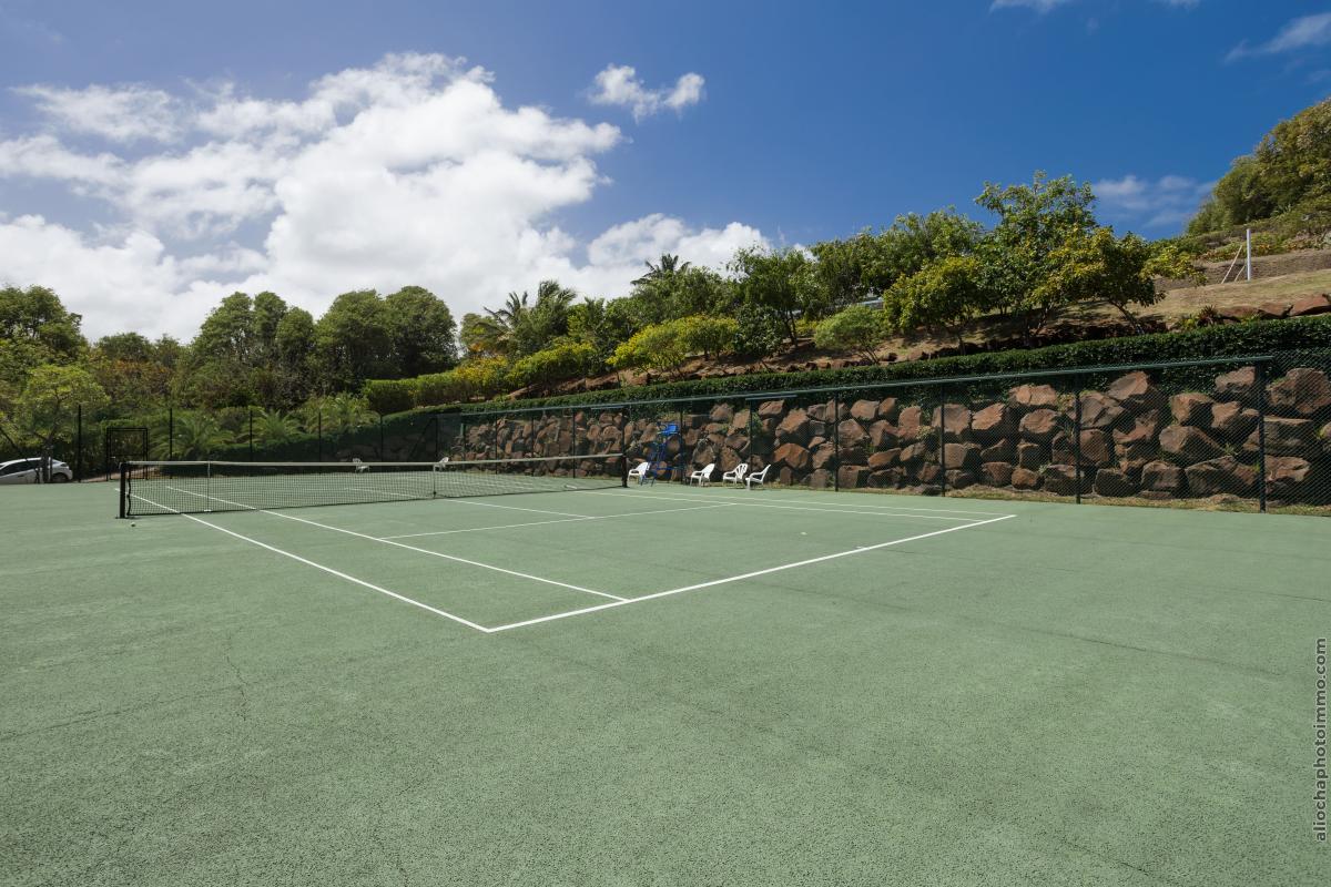 Location_Villa_Le_Vauclin_Martinique_12 personnes - cours de tennis (2)